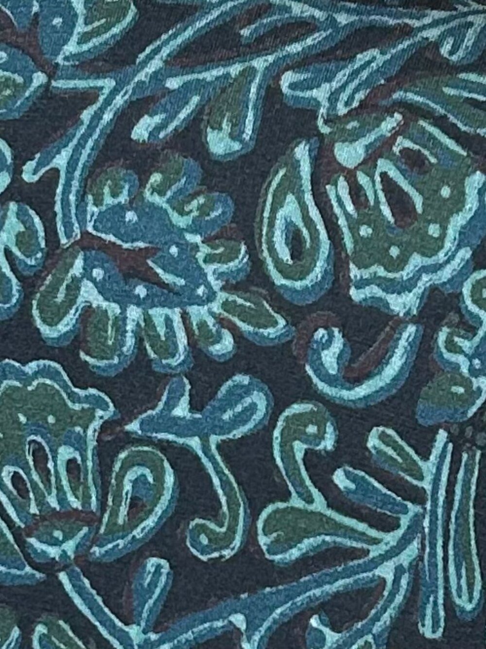 Natural Life NWT Green Blue Floral Soft Lightweight Dress Size S - Picture 4 of 11